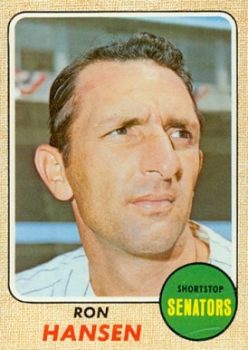 1968 Topps Ron Hansen #411 Baseball Card