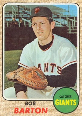 1968 Topps Bob Barton #351 Baseball Card