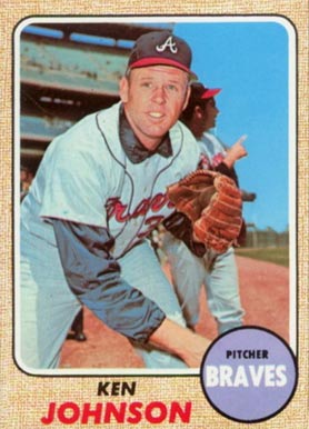 1968 Topps Ken Johnson #342 Baseball Card