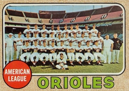 1968 Topps Baltimore Orioles #334 Baseball Card