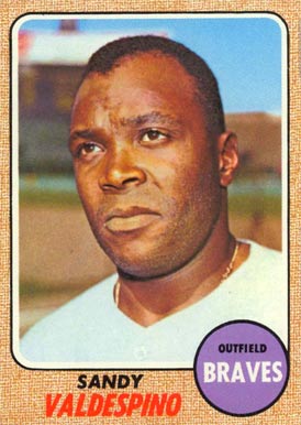 1968 Topps Sandy Valdespino #304 Baseball Card