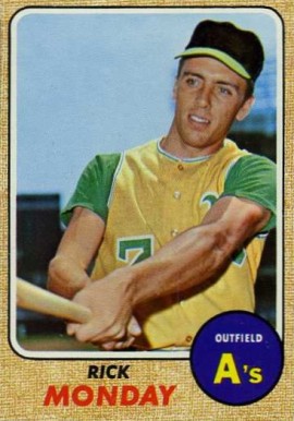 1968 Topps Rick Monday #282 Baseball Card