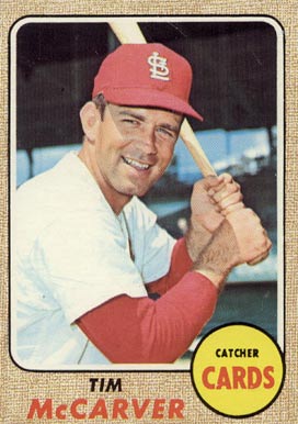 1968 Topps Tim McCarver #275 Baseball Card