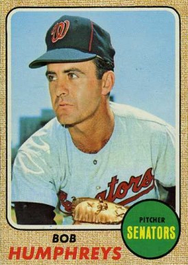 1968 Topps Bob Humphreys #268 Baseball Card