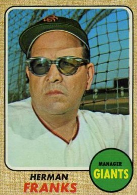 1968 Topps Herman Franks #267 Baseball Card