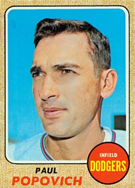 1968 Topps Paul Popovich #266 Baseball Card