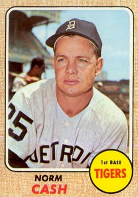 1968 Topps Norm Cash #256 Baseball Card