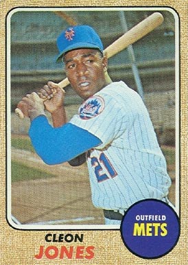 1968 Topps Cleon Jones #254 Baseball Card