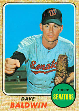 1968 Topps Dave Baldwin #231 Baseball Card