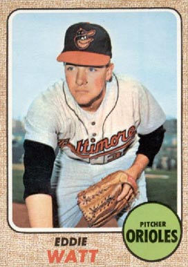 1968 Topps Eddie Watt #186 Baseball Card