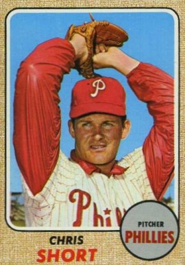 1968 Topps Chris Short #139 Baseball Card