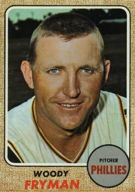 1968 Topps Woody Fryman #112 Baseball Card