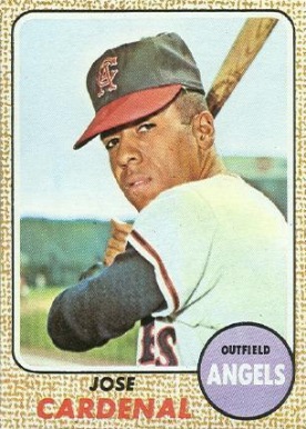 1968 Topps Jose Cardenal #102 Baseball Card