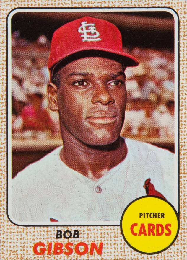 1968 Topps Bob Gibson #100 Baseball Card