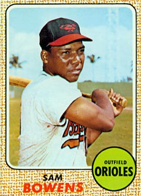 1968 Topps Sam Bowens #82 Baseball Card