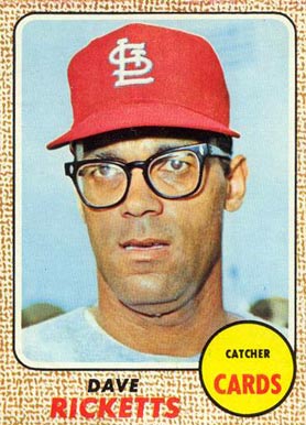 1968 Topps Dave Ricketts #46 Baseball Card