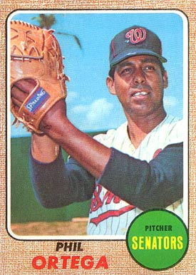 1968 Topps Phil Ortega #595 Baseball Card