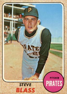 1968 Topps Steve Blass #499 Baseball Card