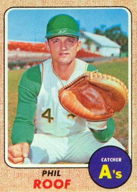 1968 Topps Phil Roof #484 Baseball Card