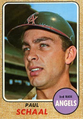 1968 Topps Paul Schaal #474 Baseball Card