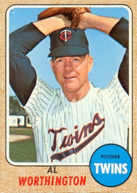 1968 Topps Al Worthington #473 Baseball Card