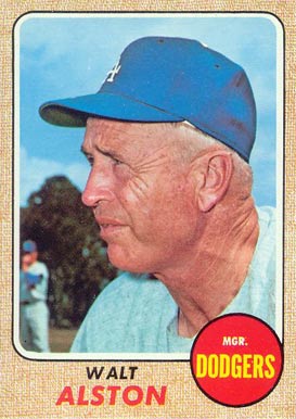 1968 Topps Walt Alston #472 Baseball Card