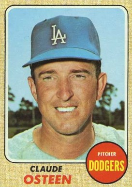 1968 Topps Claude Osteen #440 Baseball Card