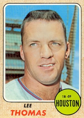 1968 Topps Lee Thomas #438 Baseball Card
