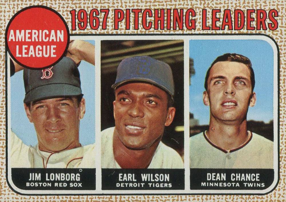 1968 Topps A.L. Pitching Leaders #10b Baseball Card
