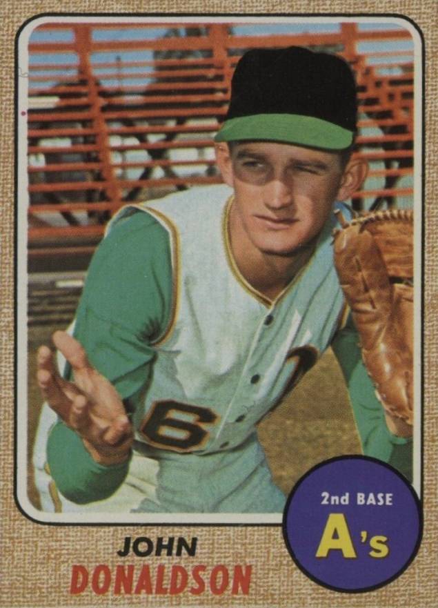 1968 Topps John Donaldson #244 Baseball Card