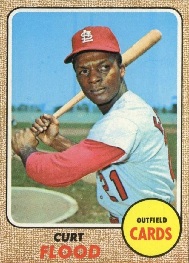 1968 Topps Curt Flood #180 Baseball Card