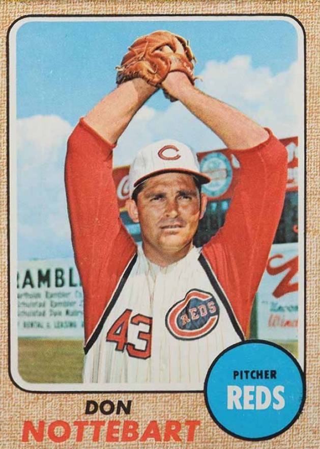 1968 Topps Don Nottebart #171 Baseball Card