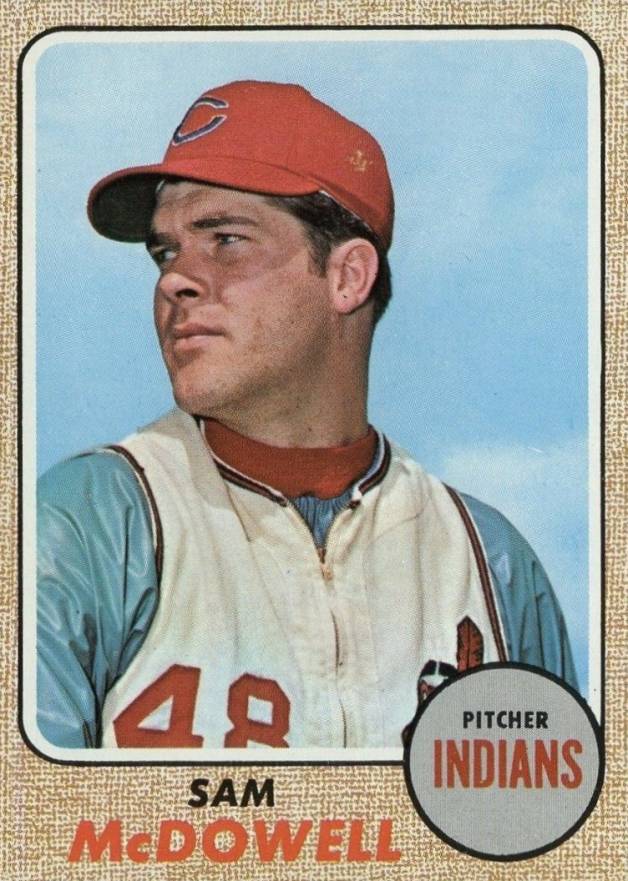 1968 Topps Sam McDowell #115 Baseball Card