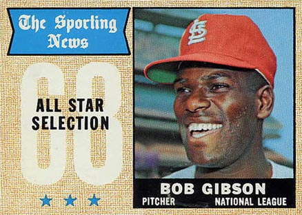 1968 Topps Bob Gibson #378 Baseball Card