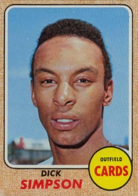 1968 Topps Dick Simpson #459 Baseball Card