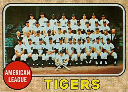 1968 Topps Detroit Tigers #528 Baseball Card