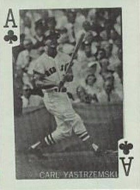 1969 Globe Imports Playing Cards Carl Yastrzemski # Baseball Card