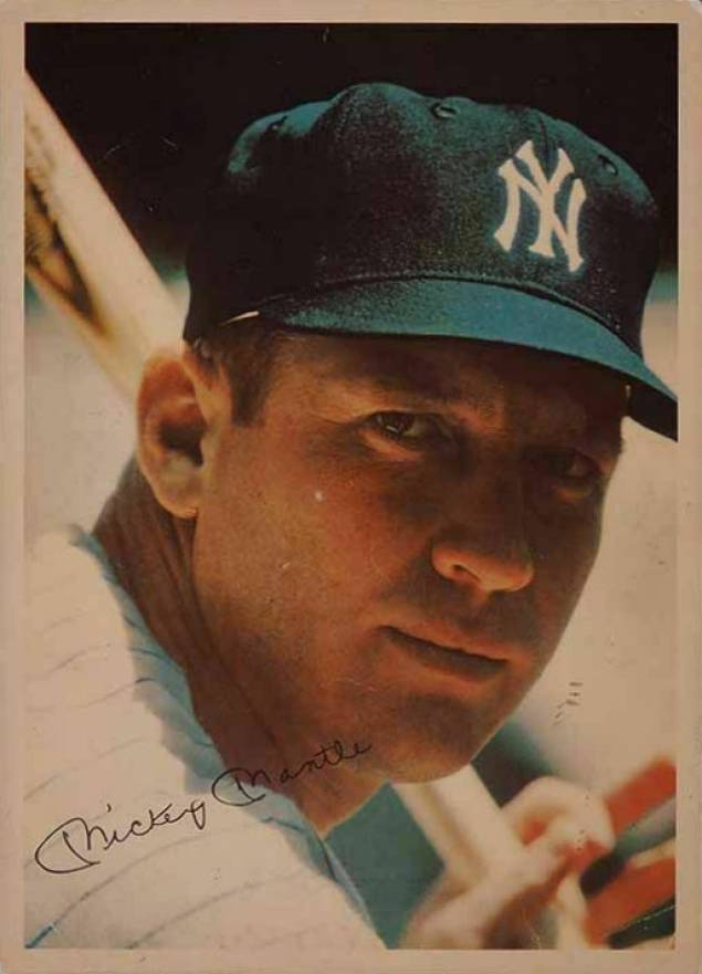 1961 Phillies Cigar Mickey Mantle # Baseball Card