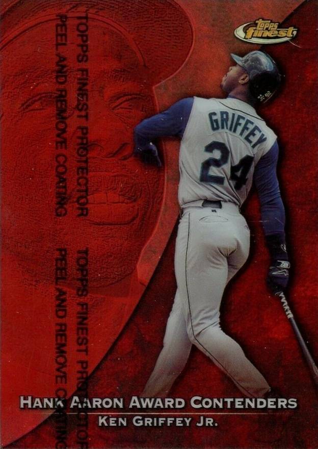 1999 Finest Hank Aaron Award Ken Griffey Jr. #HA8 Baseball Card