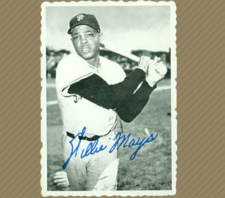 1969 Topps Deckle Edge Willie Mays #33 Baseball Card
