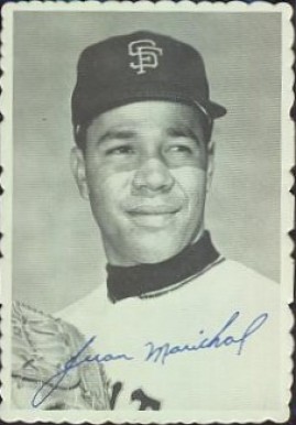 1969 Topps Deckle Edge Juan Marichal #32 Baseball Card