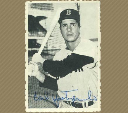 1969 Topps Deckle Edge Carl Yastrzemski #4 Baseball Card