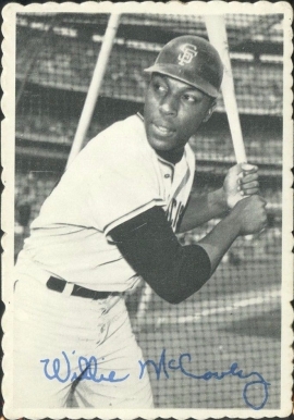 1969 Topps Deckle Edge Willie McCovey #31 Baseball Card