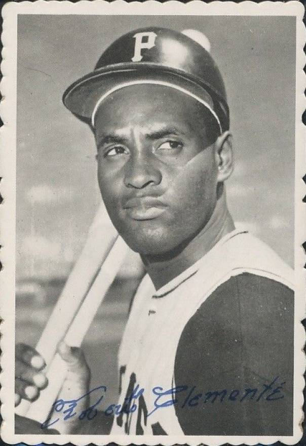 1969 Topps Deckle Edge Roberto Clemente #27 Baseball Card