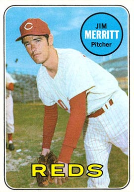 1969 Topps Jim Merritt #661 Baseball Card