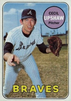 1969 Topps Cecil Upshaw #568 Baseball Card