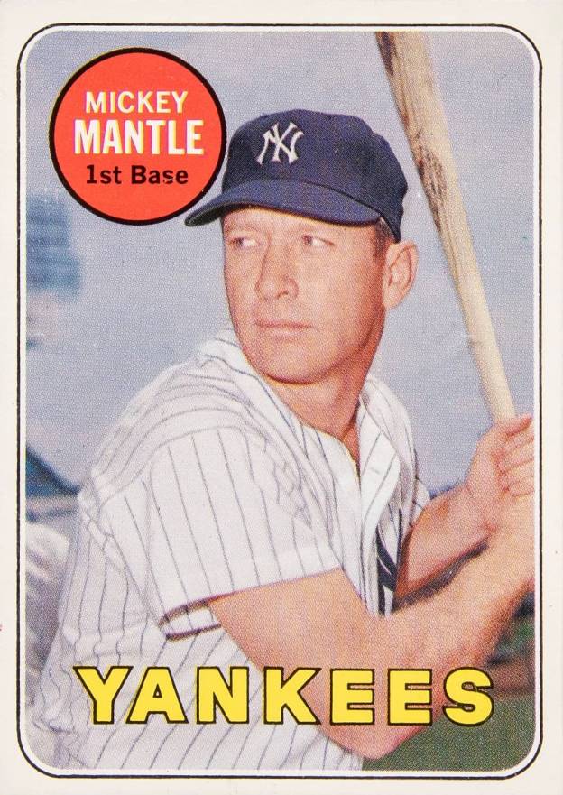 1969 Topps Mickey Mantle #500w Baseball Card