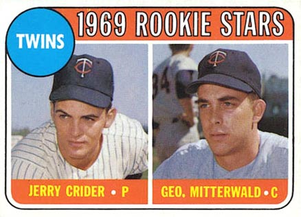 1969 Topps Twins Rookies #491y Baseball Card