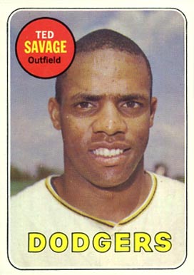 1969 Topps Ted Savage #471y Baseball Card