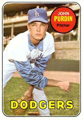 1969 Topps John Purdin #161 Baseball Card